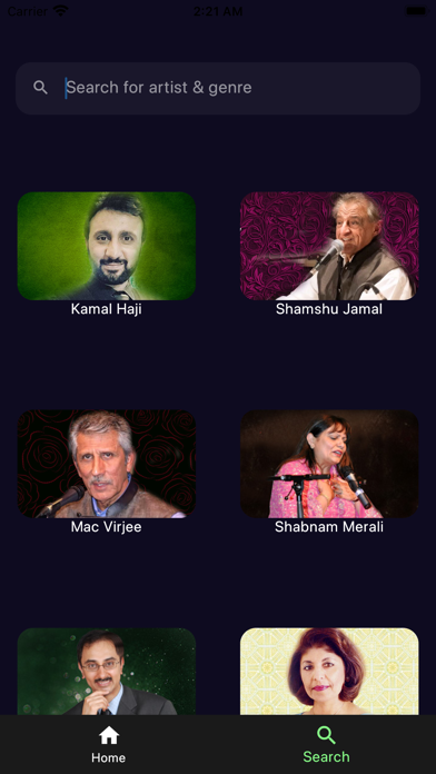 JollyGul On-Demand iPhone screenshot 2 - Music app