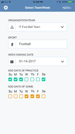 Game screenshot Injury Tracking apk