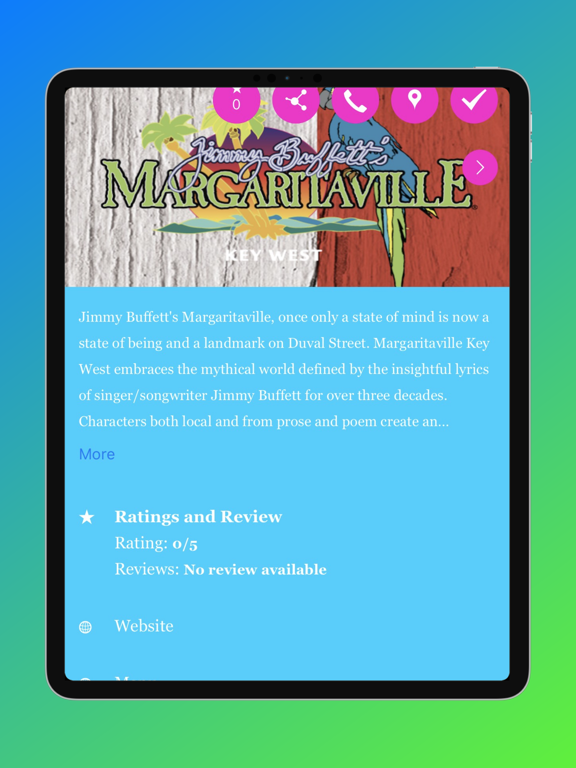 Key West Rentals iPad screenshot 6 - Travel app