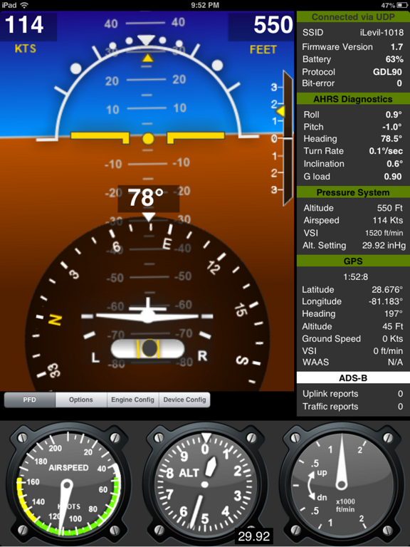 Screenshot #4 pour AHRS Utility