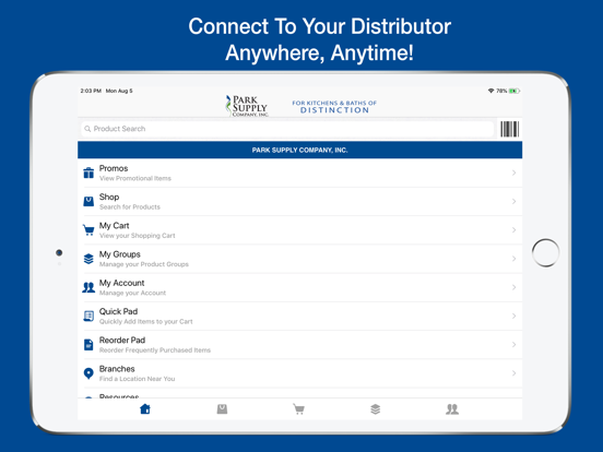 Screenshot #4 pour Park Supply Company OE Touch