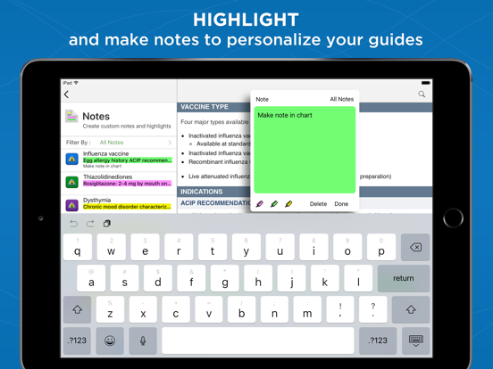 Johns Hopkins Antibiotic Guide iPad app afbeelding 4