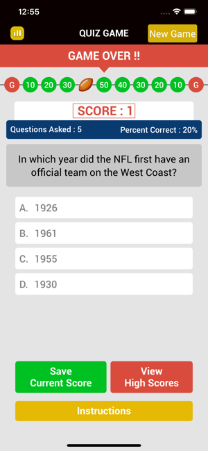 Pro Football Trivia Quiz(圖4)-速報App