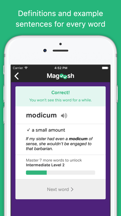 Vocabulary Builder by Magoosh Screenshot