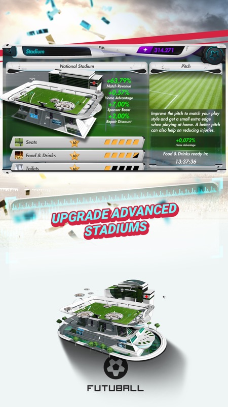 Futuball - Football Manager screenshot 3