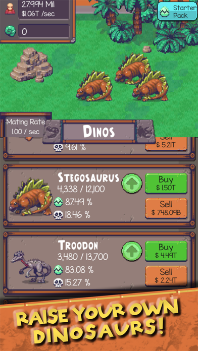 Screenshot #2 pour Idle Dino Zoo