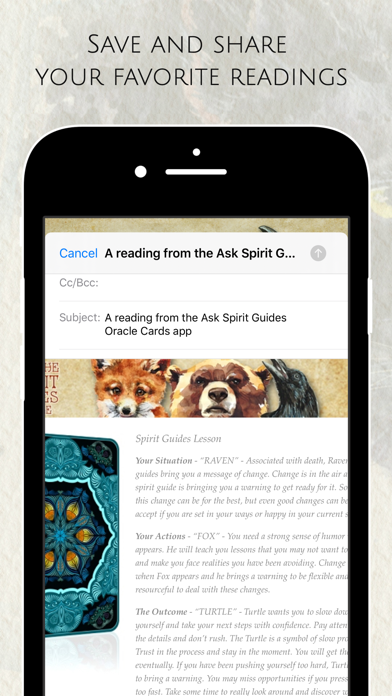 Ask the Spirit Guides Oracle iPhone screenshot 9 - Lifestyle app