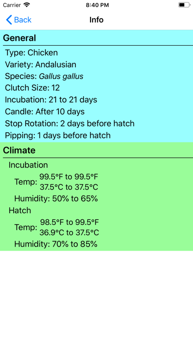 Screenshot 2 of EggHatcher App