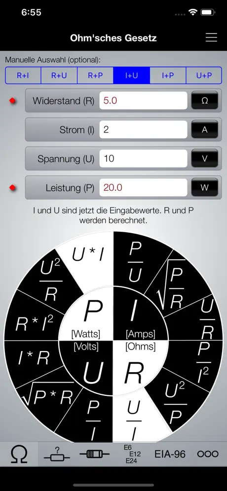 Widerstands-ToolKit, Farbcodes