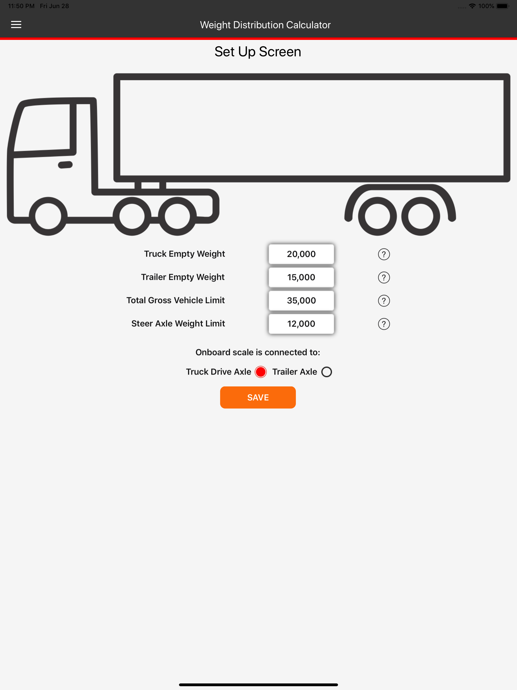 Semi-Truck Weight Distribution