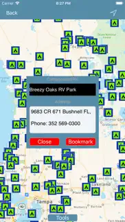 florida: campgrounds & rv's iphone screenshot 2