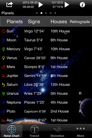 Easy Astro Astrology Chartsのおすすめ画像4