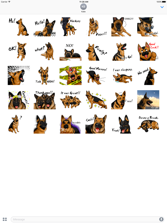 Screenshot #5 pour German Shepherd Dog Sticker