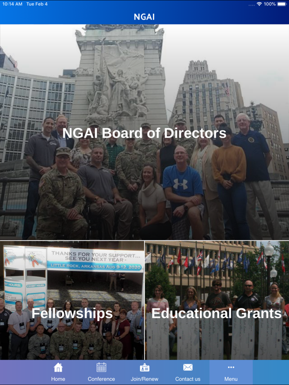 Indiana NG Association iPad screenshot 5 - Social Networking app