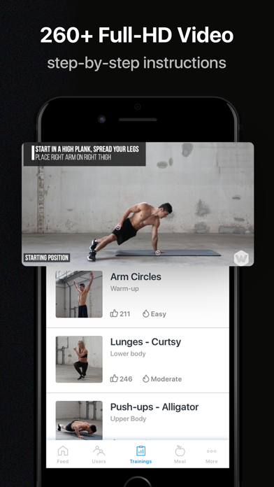 WunderBody Fitness Workout App screenshot 3