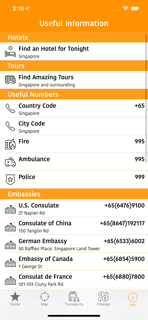 Singapore Map and Travel Guide screenshot 6