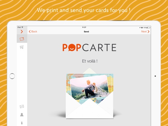 Popcarte -Send real postcards screenshot