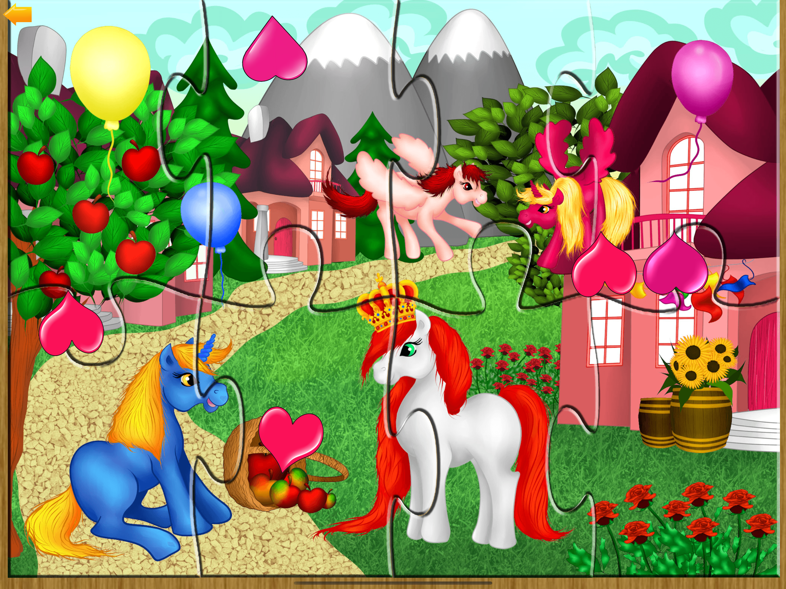 Princess jigsaw puzzle game