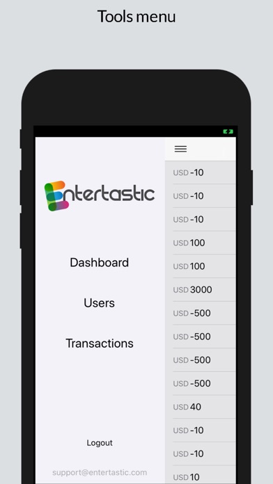 Screenshot #2 pour Entertastic white label admin