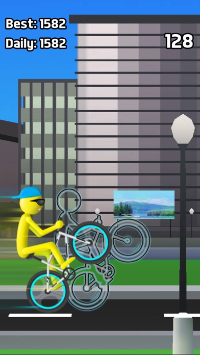 Stickman Bike Wheelie screenshot 3