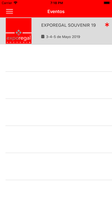 Screenshot #1 pour Red Phone Events