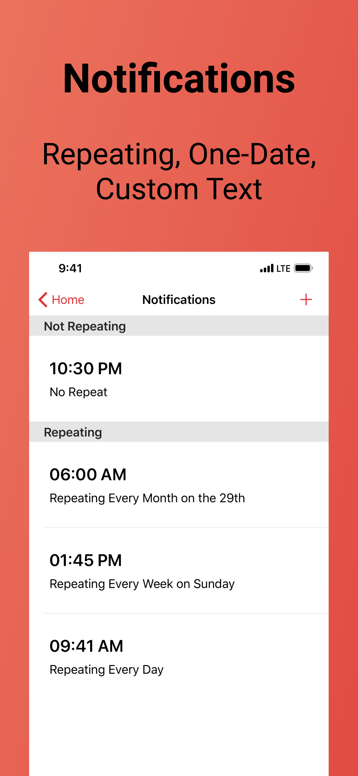 MyRecord - Tally, Reminders
