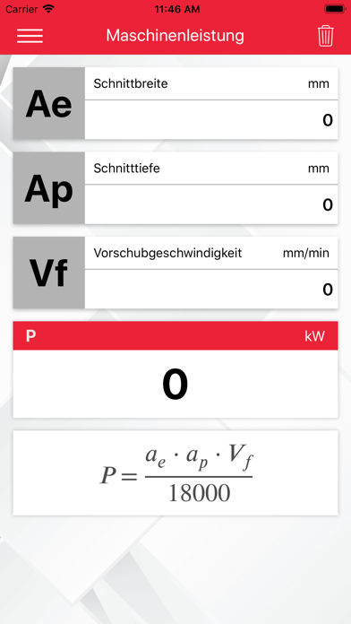 Nagel - Schnittdatenrechner screenshot 2