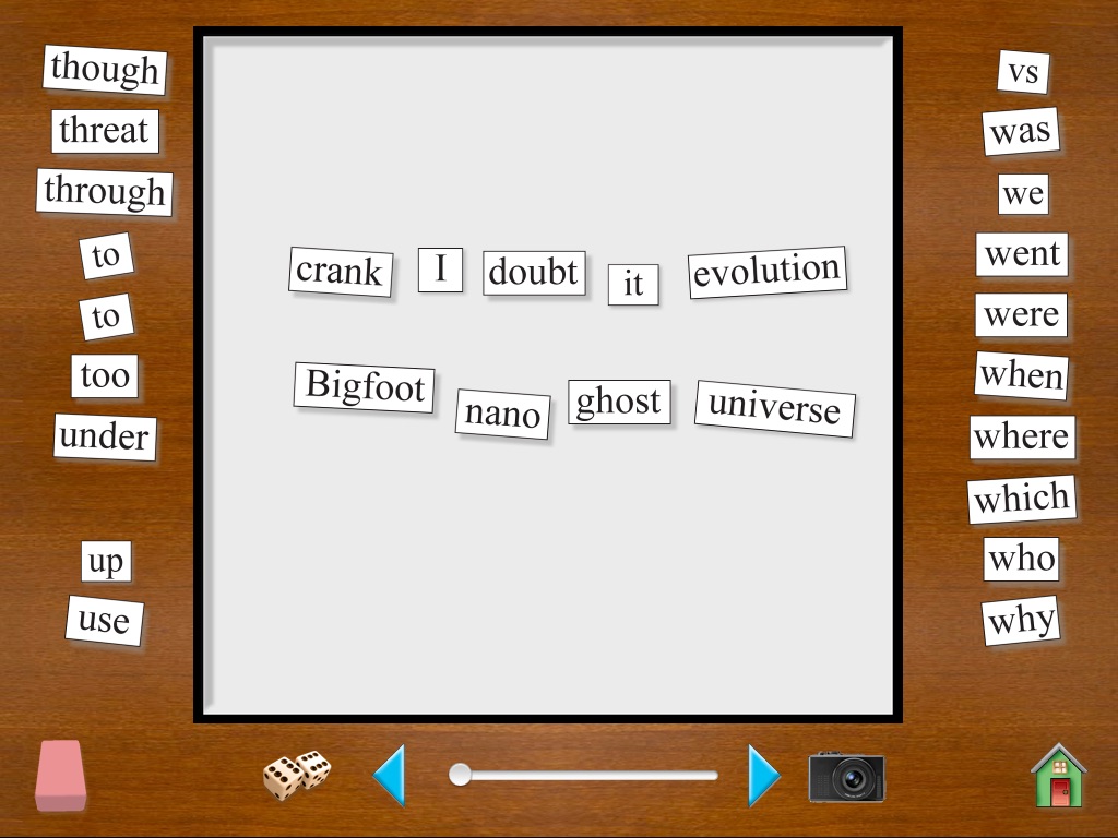 Word Magnets for Skeptics screenshot 2