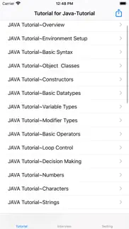 tutorial for java iphone screenshot 1