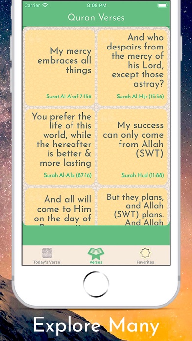 Quran Surah Verses Screenshot