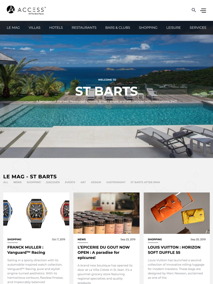 ACCESS St Barths Monaco Geneva