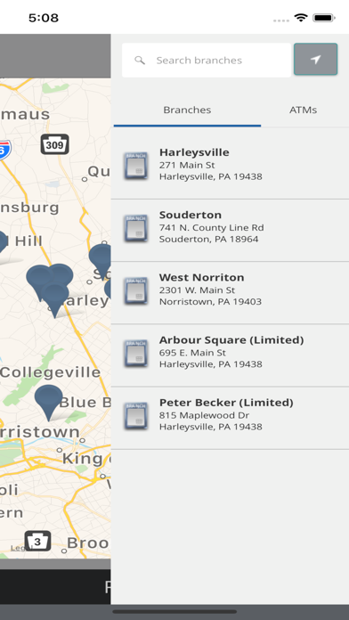 Harleysville Bank Mobile Screenshot