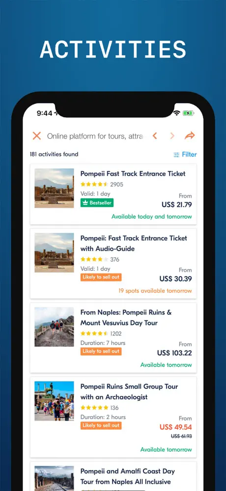 Pompeii Travel Guide .
