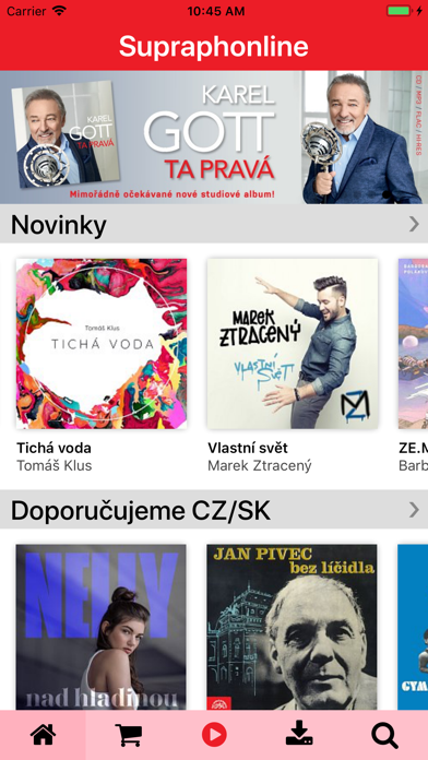 Screenshot #1 pour Supraphonline.cz