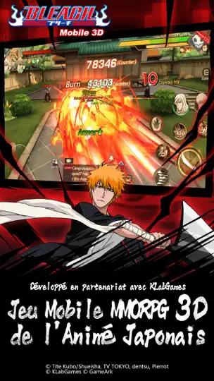 Capture d'écran de BLEACH Mobile 3D sur iPhone 1