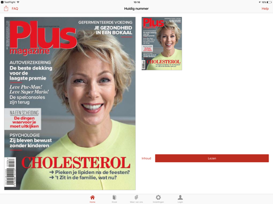 Plus Magazine België NL iPad app afbeelding 1