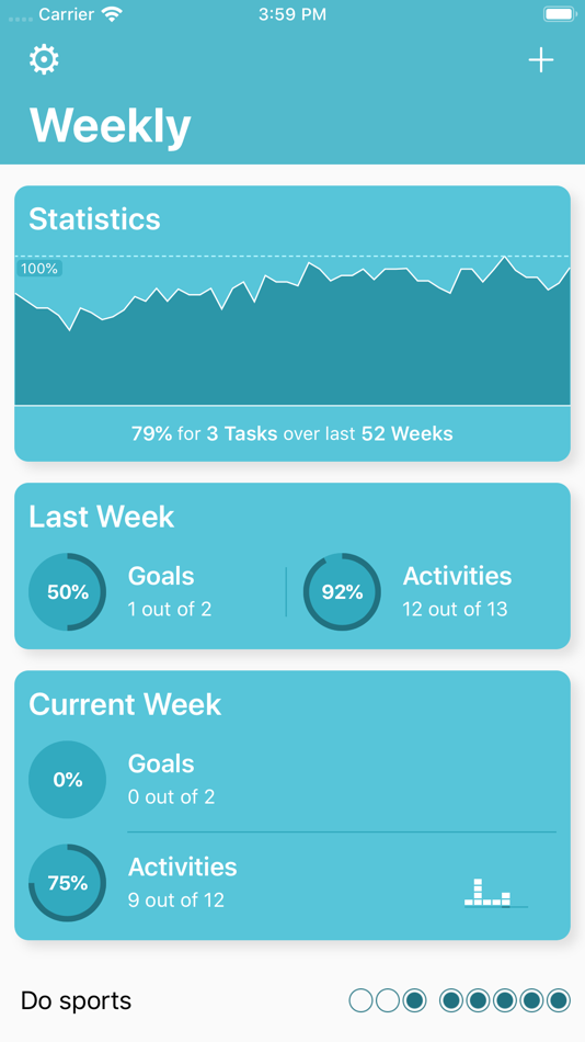 #3. Weekly - Track frequent tasks (iOS) 由: Simon Nickel