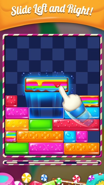 Candy Slide Puzzle: Block Drop