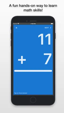 mathCards ÷ x + - screenshot 2