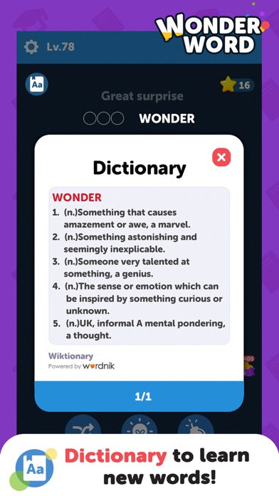 Wonder Word: Word Search Games Screenshot