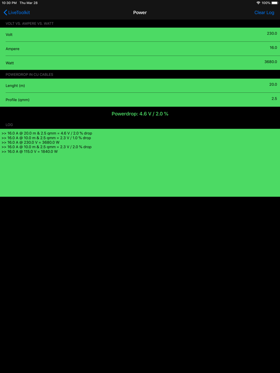 livetoolkit iPad screenshot 4 - Utilities app