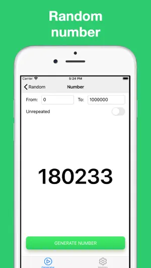 Random: Number generator screenshot 2