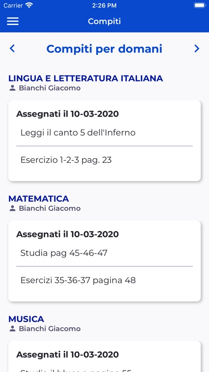 Nuvola - Tutore Studente screenshot-3