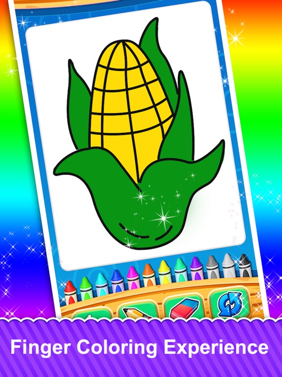 Screenshot #5 pour Fruits and Vegetable Coloring