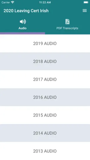 Educate.ie LC Irish Aural screenshot 1