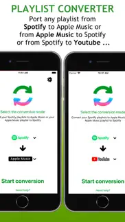 playlists converter + iphone screenshot 1