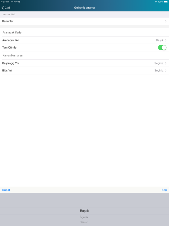 Screenshot #6 pour T.C. Mevzuat Bilgi Sistemi