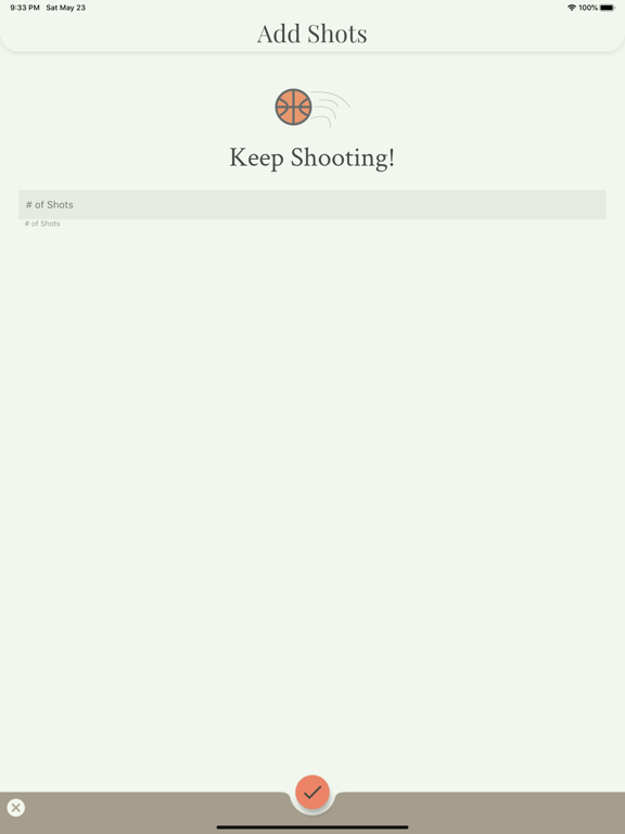 Hoops Tracker iPad screenshot 1 - Sports app