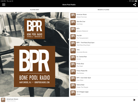 Screenshot #6 pour Bone Pool Radio