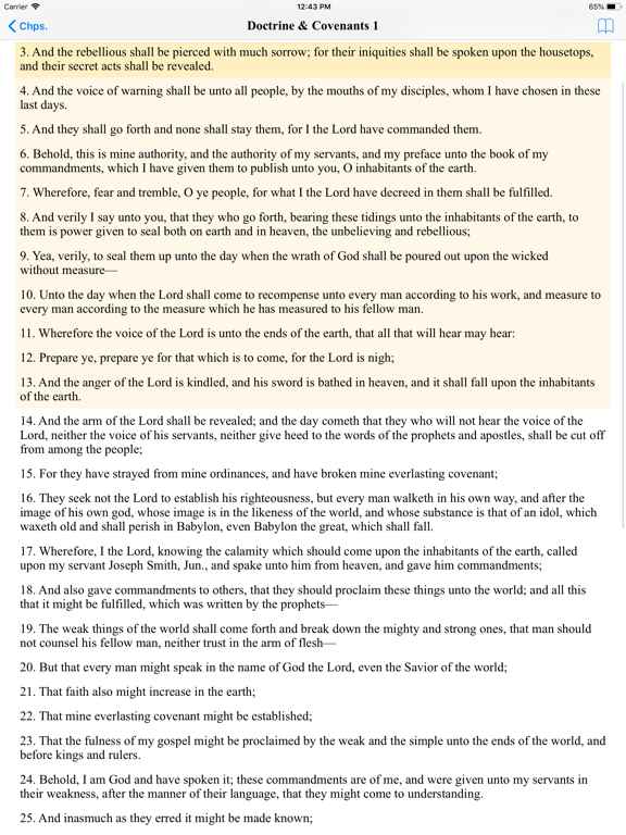 Screenshot #6 pour Doctrine and Covenants Reader